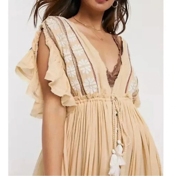 Free People Will Wait For You Midi Dress - Picture 2 of 11